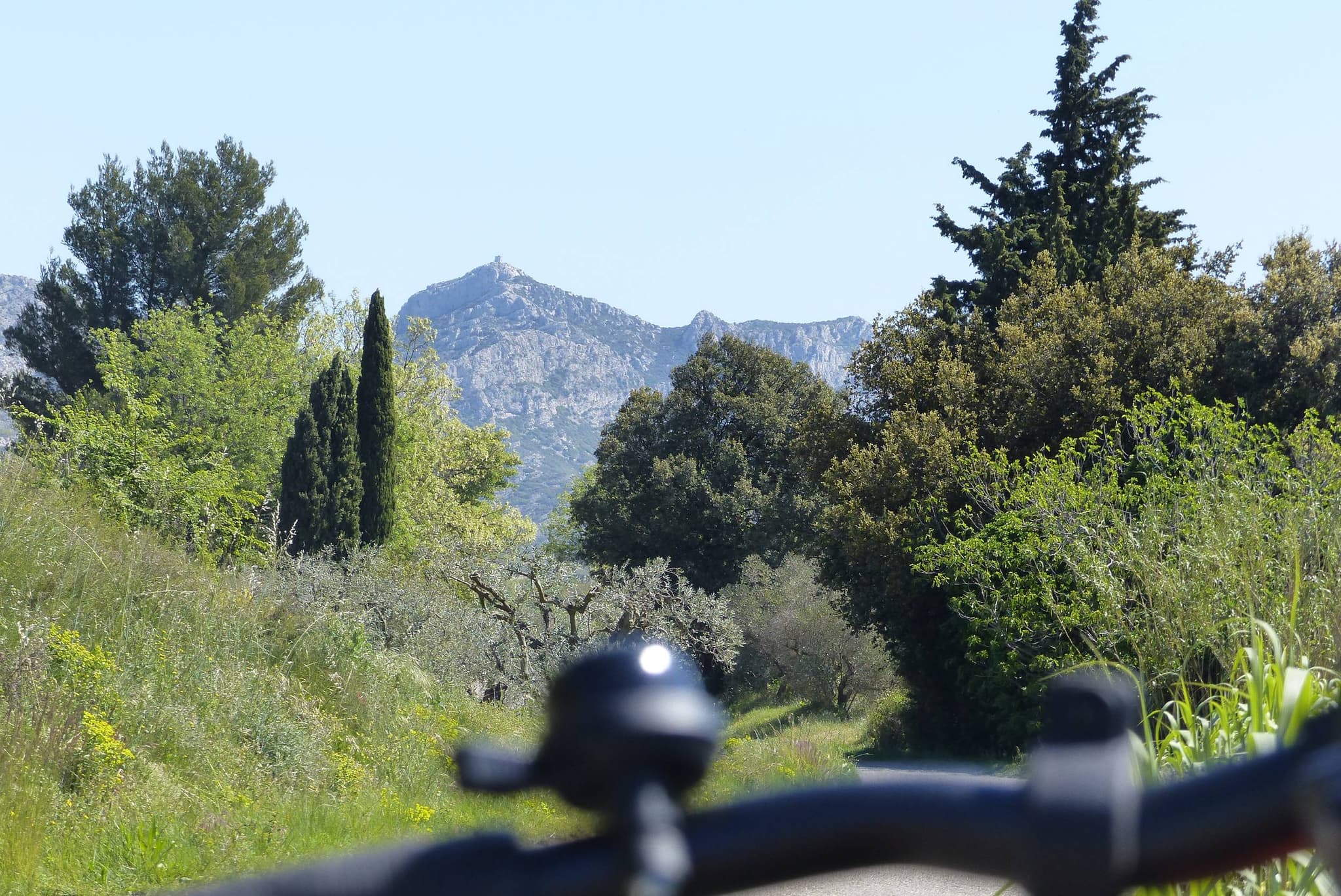MOURIÈS - Alpilles-Roquemartine à vélo : la variante de Mouriès