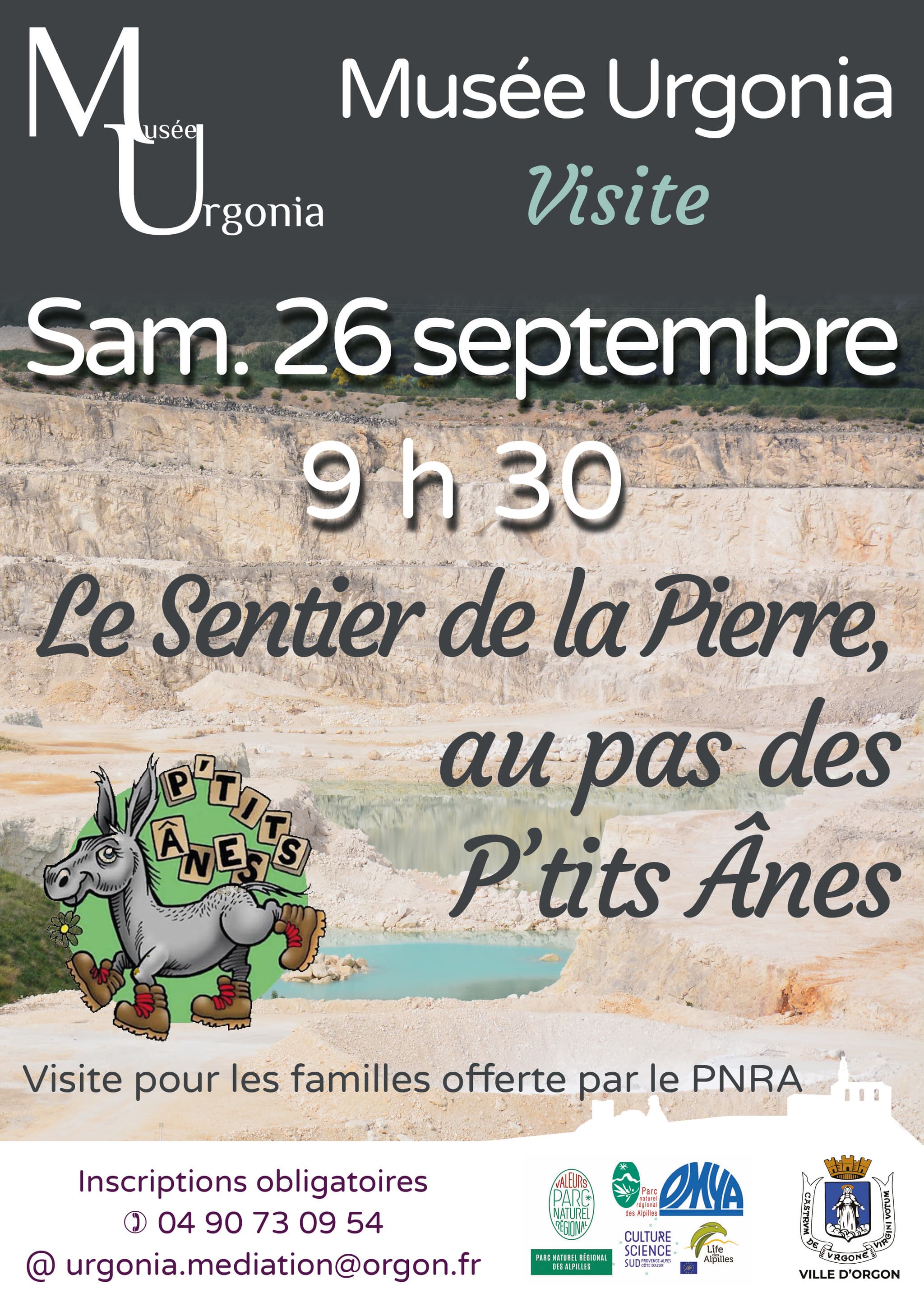 Visite du Sentier de la Pierre aux pas des Ptits Ânes_Orgon