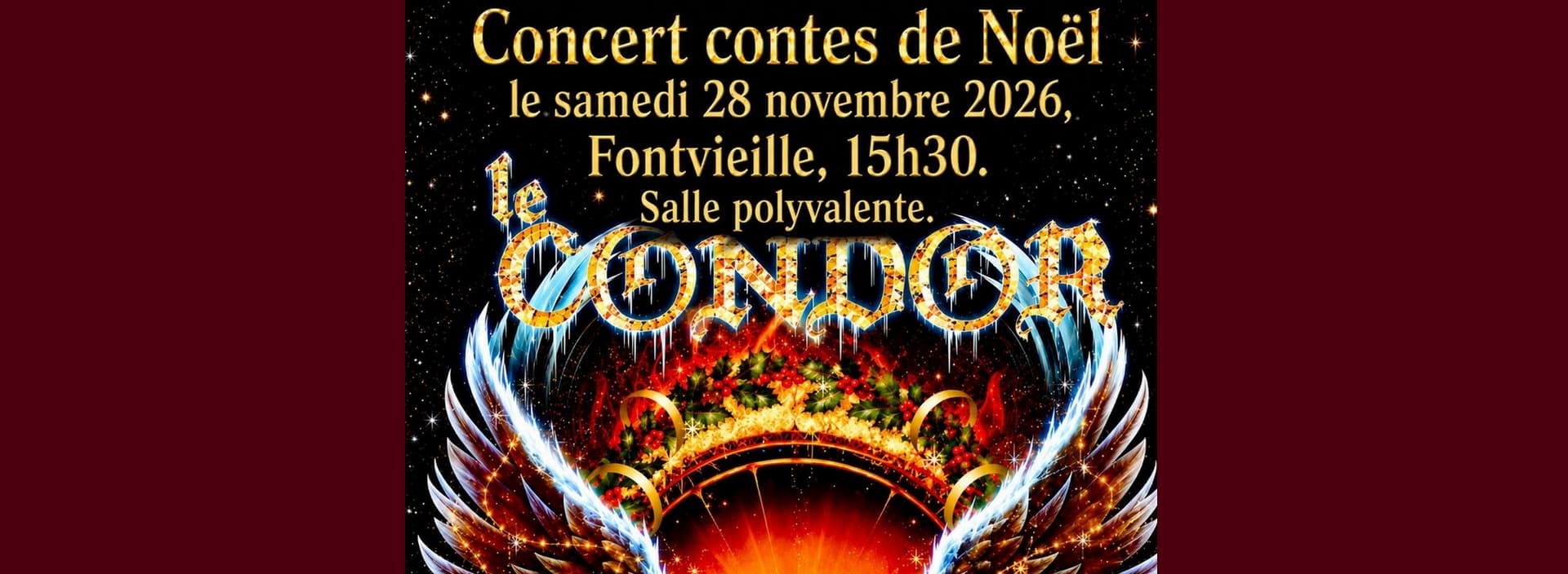 Concert Le Condor Contes de Noël à Fontvieille_Fontvieille