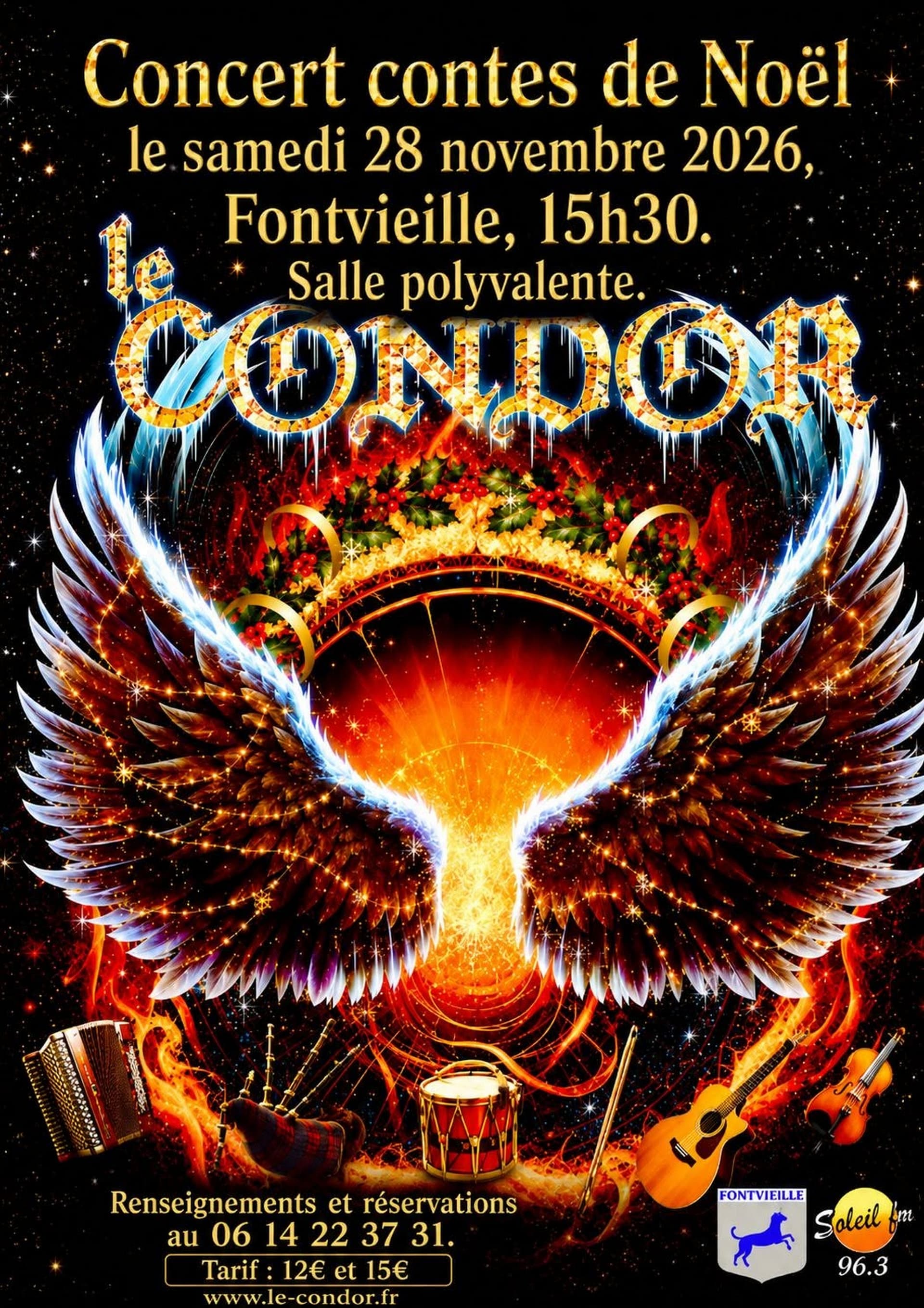 Concert Le Condor Contes de Noël à Fontvieille_Fontvieille