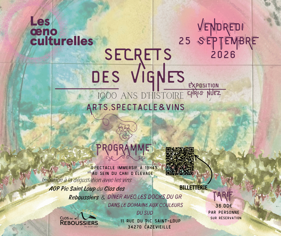 Le secret des vignes - Les Oenoculturelles 2026